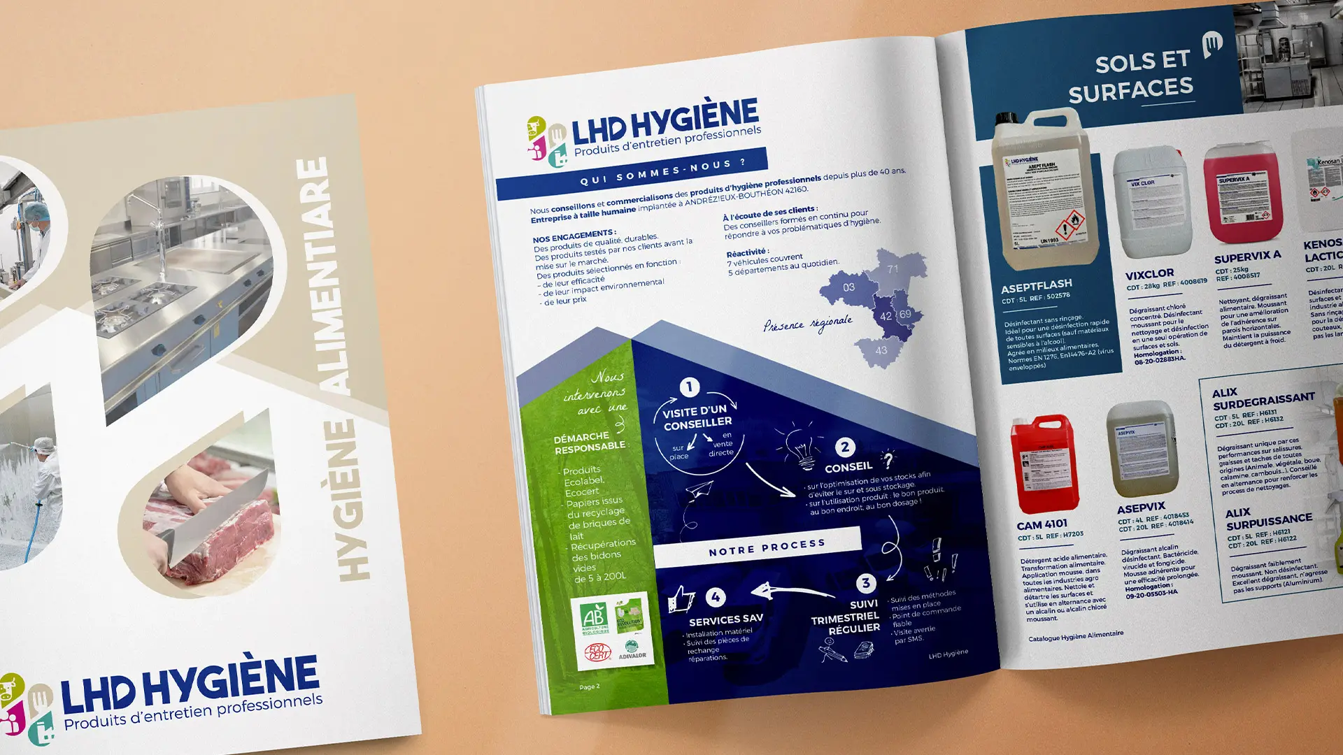 Catalogue LHD conçu et imprimé par JLS Studio