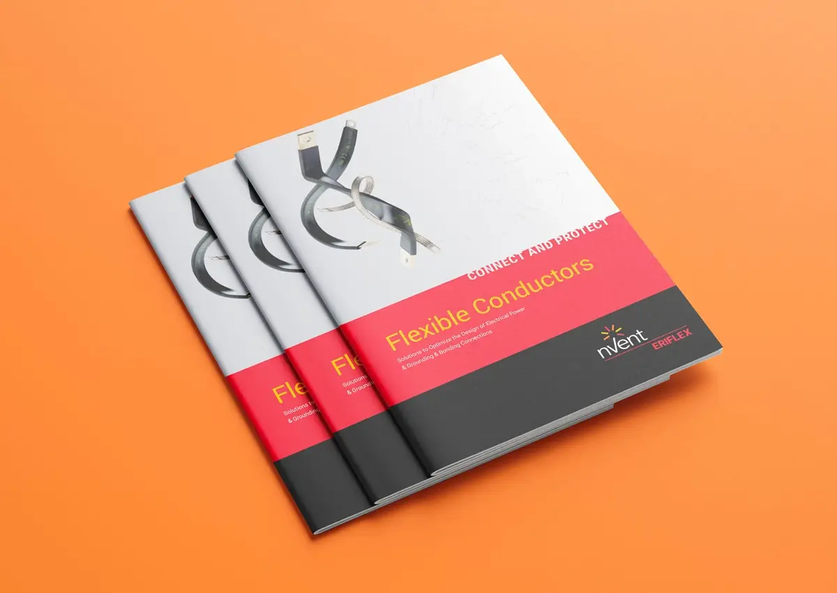 Brochure A4 nVent conçue et imprimée par JLS Studio