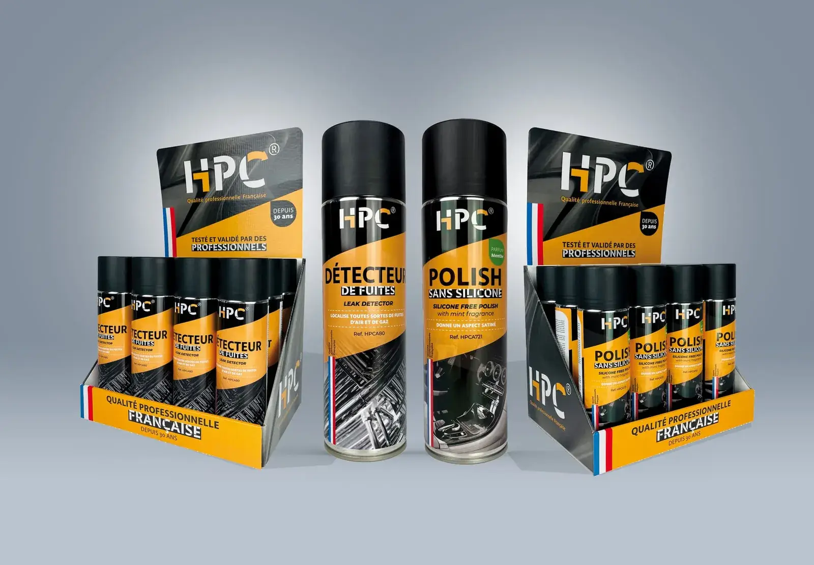 Supports de communication HPC réalisés par JLS Studio