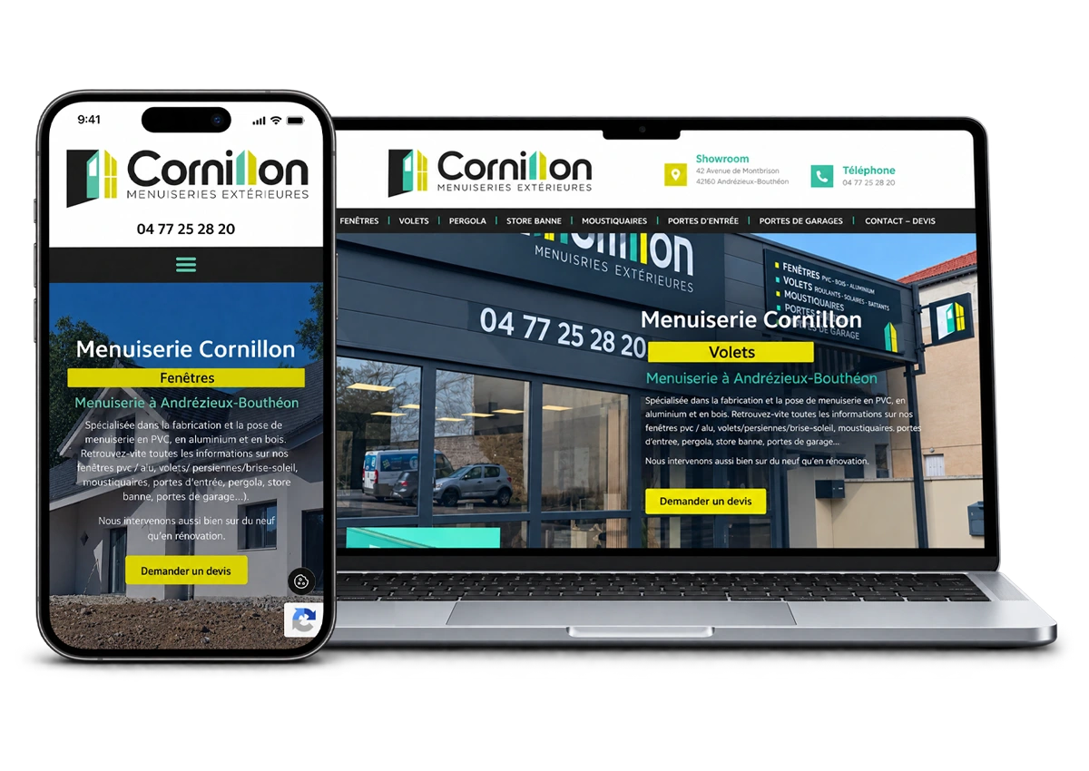 realisations site internet menuiserie cornillon.opt